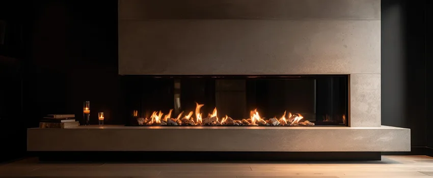 Gas Fireplace Ember Bed Design Services in Glendale, California